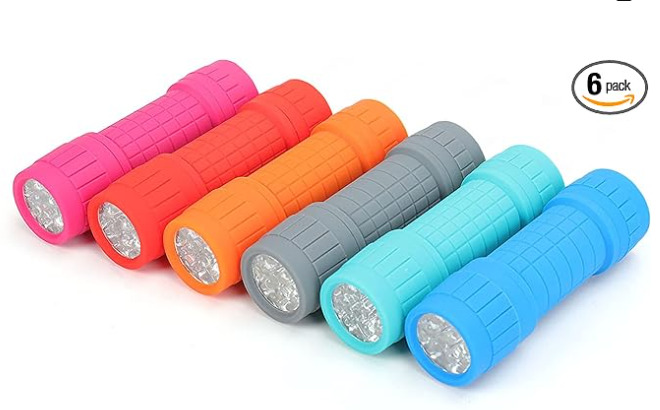 colorful flashlights